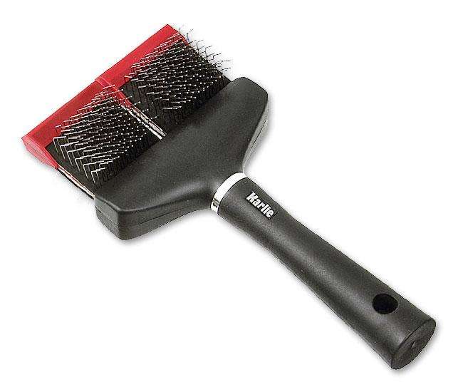 Karlie Two in One Zupfbürste mit hartem Pad - Groß