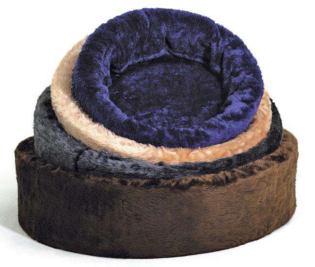 Karlie Teddy-Plüsch Liegebett - Blau - 90 cm