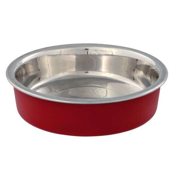 Trixie Kleintiernapf aus Edelstahl mit Kunststoffmantel