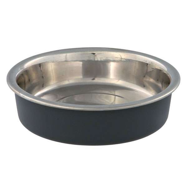 Trixie Kleintiernapf aus Edelstahl mit Kunststoffmantel