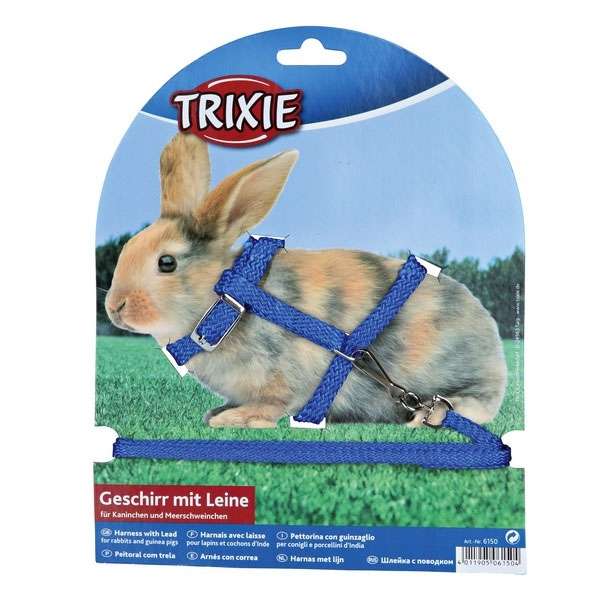 Trixie Kleintier-Garnitur mit Leine - 8 mm