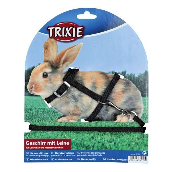 Trixie Kleintier-Garnitur mit Leine - 8 mm