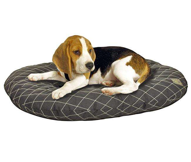 Karlie SUPER DELUXE Liegekissen - Schwarz, Oval - 50 cm