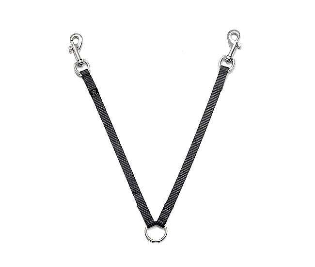 Karlie ASP Koppel - Schwarz - 10 mm, 25 cm