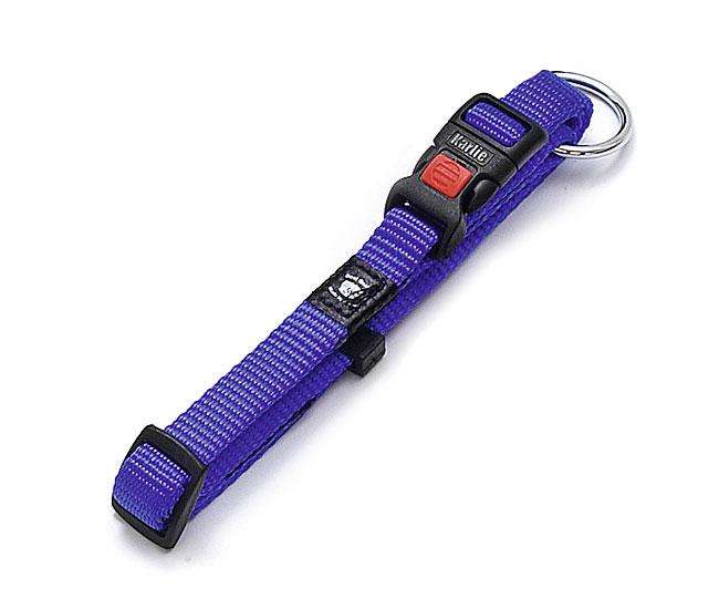 Karlie ASP Halsband verstellbar - Blau - 40 mm, 55-75 cm