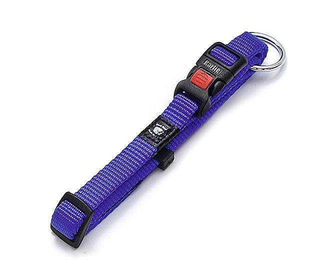 Karlie ASP Halsband verstellbar - Blau - 40 mm, 55-75 cm