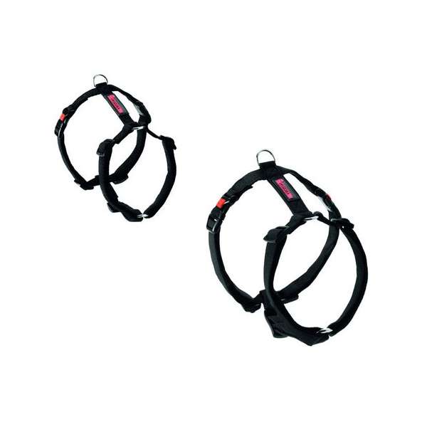 Karlie Teflon Geschirr No Limit Schwarz - 20mm x 45-70cm