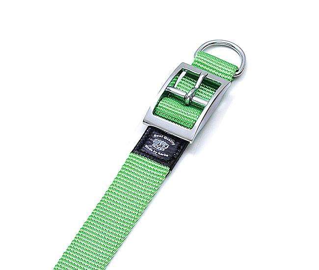 Karlie ASP Halsband - Kiwi - 10 mm, 30 cm