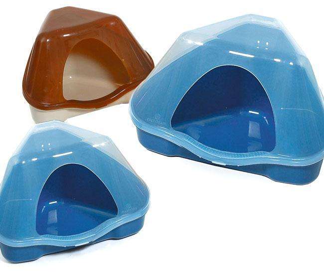 Karlie Ecktoilette NORA mit Dach - Mittelgroß