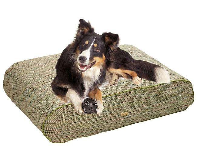 Karlie COTTAGE LINE Liegekissen - Eckig, Grün - 100 x 70 cm