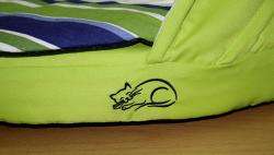 Kerbl Liegemuschel MAHITA Grün/Blau