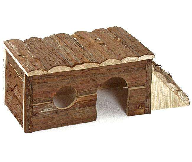 Karlie Naturholzhaus mit Leiter - Klein