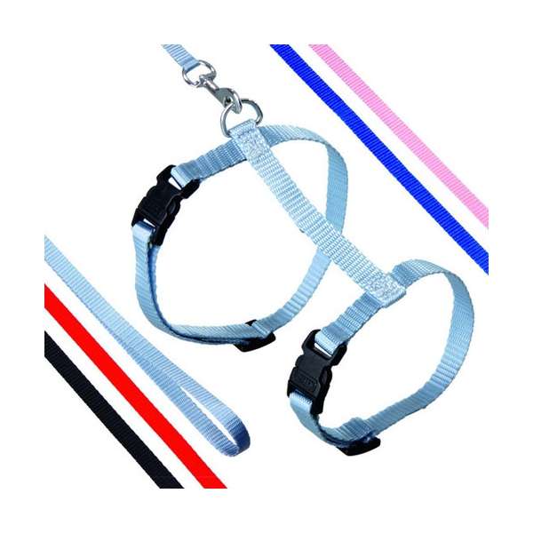 Karlie BUNNY SPORTS Geschirr mit Leine - Hellblau