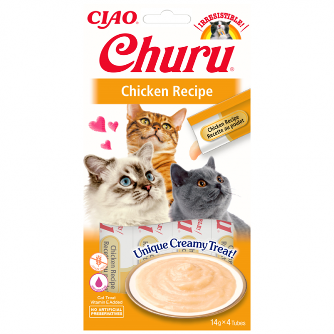 Inaba Churu Cat Püree Huhn 4 x 14g