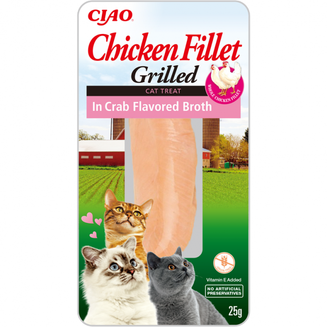 Inaba Cat Hühnchenfilet mit Krabbe - 25 g