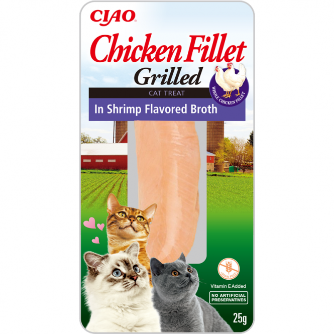 Inaba Cat Hühnchenfilet mit Garnele - 25 g