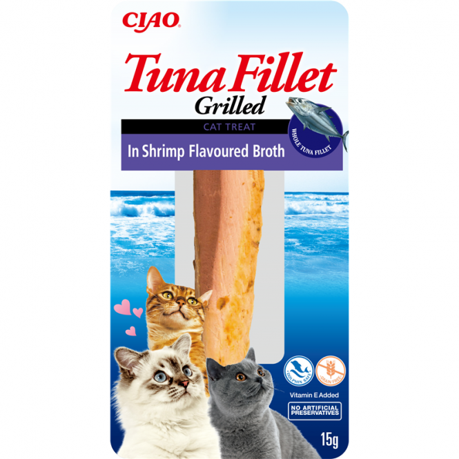 Inaba Cat Thunfischfilet mit Hausmannsbrühe - 15 g