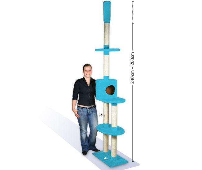 Pet-Star Kratzbaum MIKESCH - Hellblau
