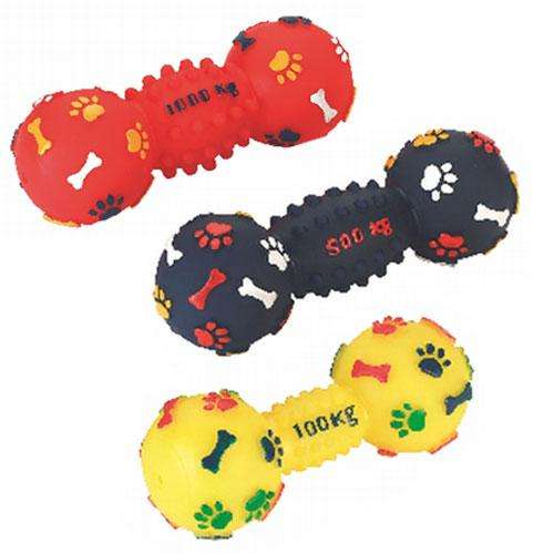 Kerbl Vinyl-Spielzeug HANTEL - Groß