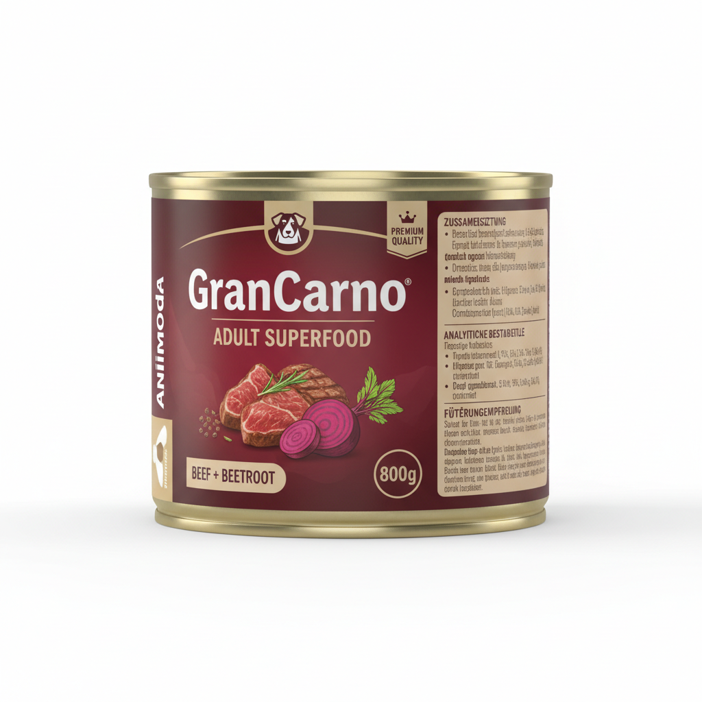 Animonda GranCarno Adult Superfood Rind & Rote Beete Seitenansicht