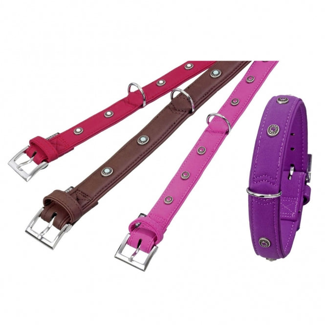 Karlie Rondo Halsband mit Ring für Adresstube - Schwarz - 50cm/35mm