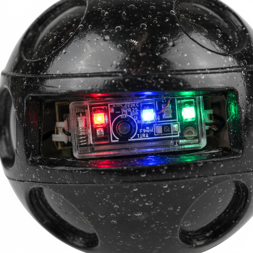 Bomber Bomb Schwarz LED Detail