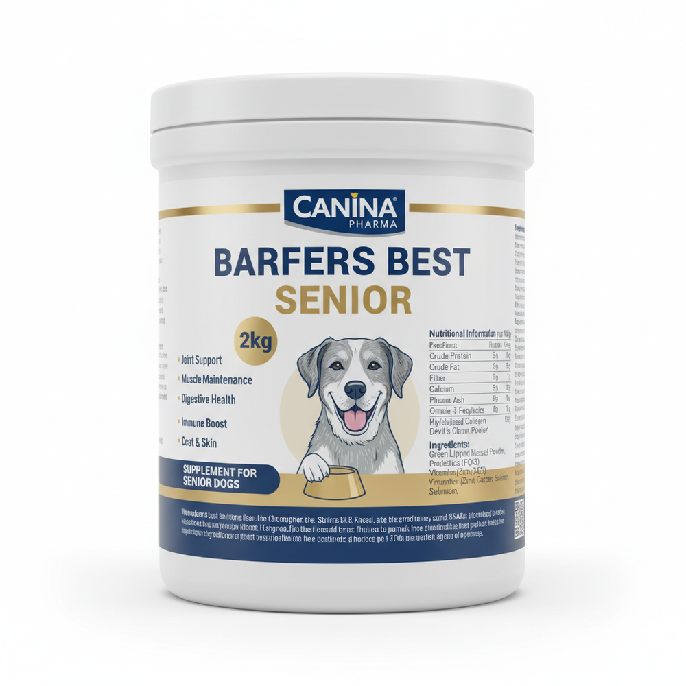 Canina Pharma Barfers Best Senior 2kg Seitenansicht