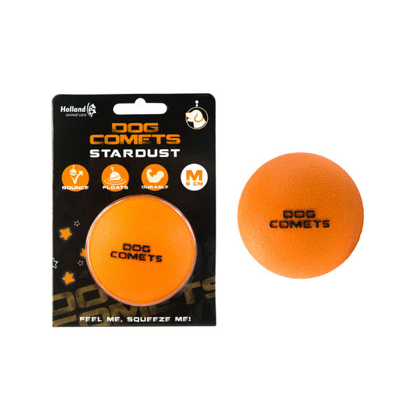 Dog Comets Ball Stardust - Schwarz/Orange