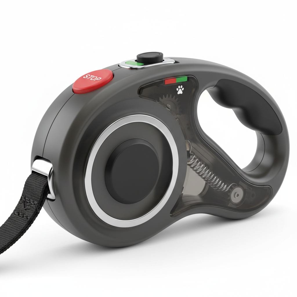 Einziehbare Hundeleine Detail