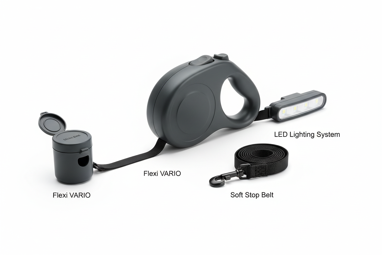 Flexi VARIO-Set Anthrazit Komponenten