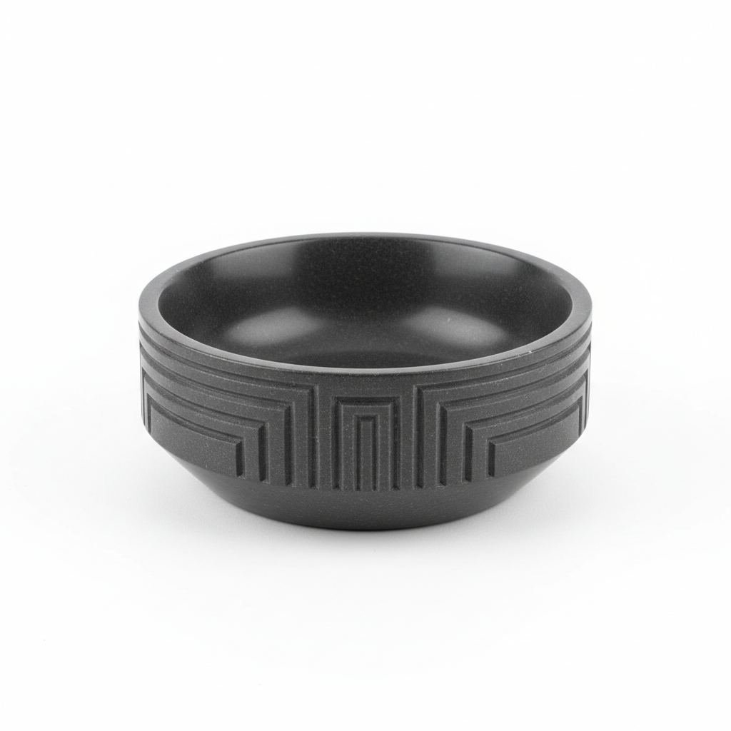 Futternapf Stone Deco Oscuro Grau 13cm Hauptansicht