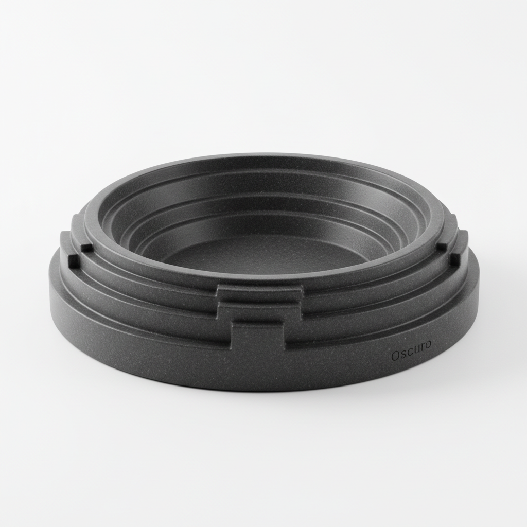 Futternapf Stone Deco Oscuro Grau 13cm Seitenansicht