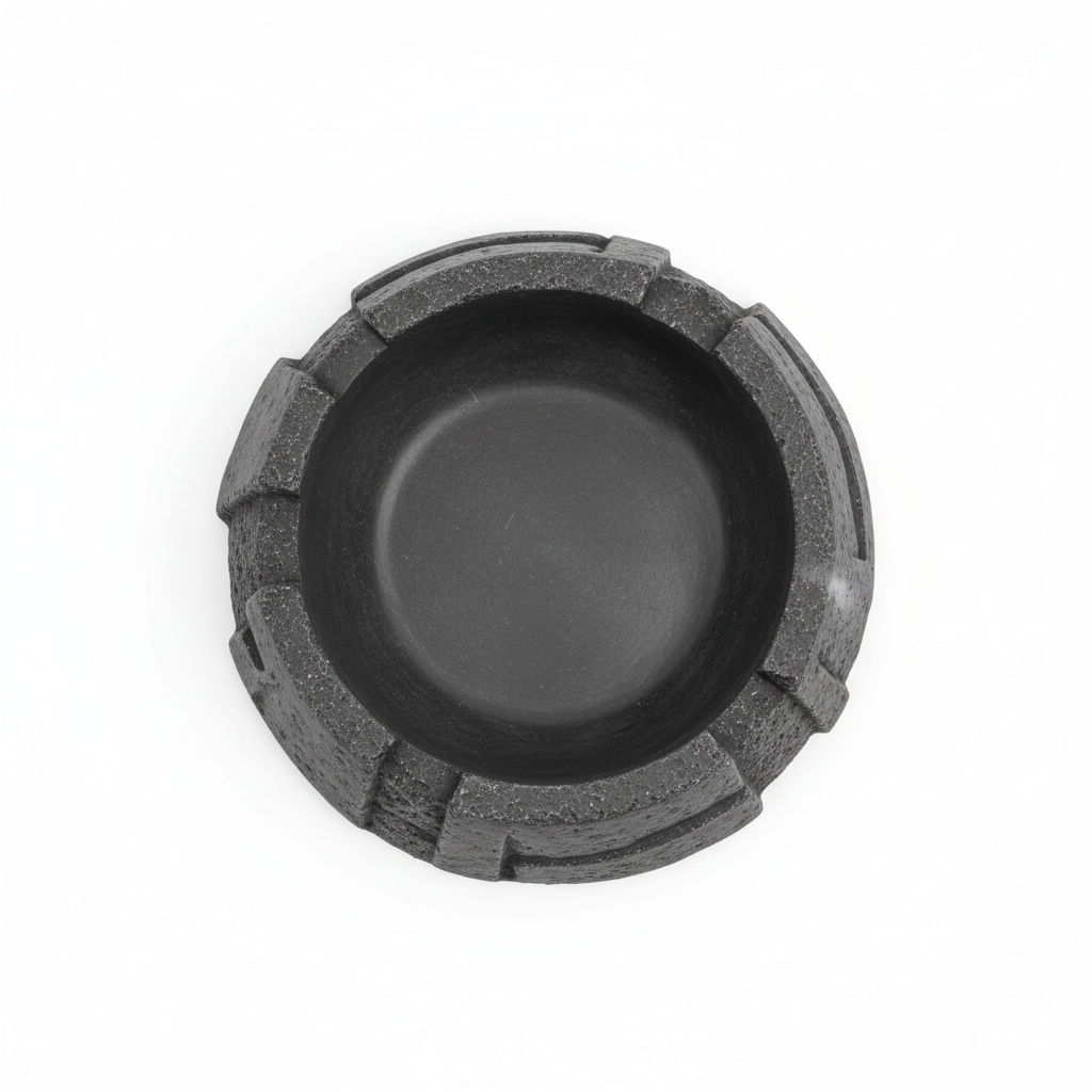 Futternapf Stone Deco Oscuro Grau 16cm Draufsicht