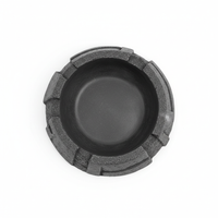 Futternapf Stone Deco Oscuro Grau 16cm Draufsicht