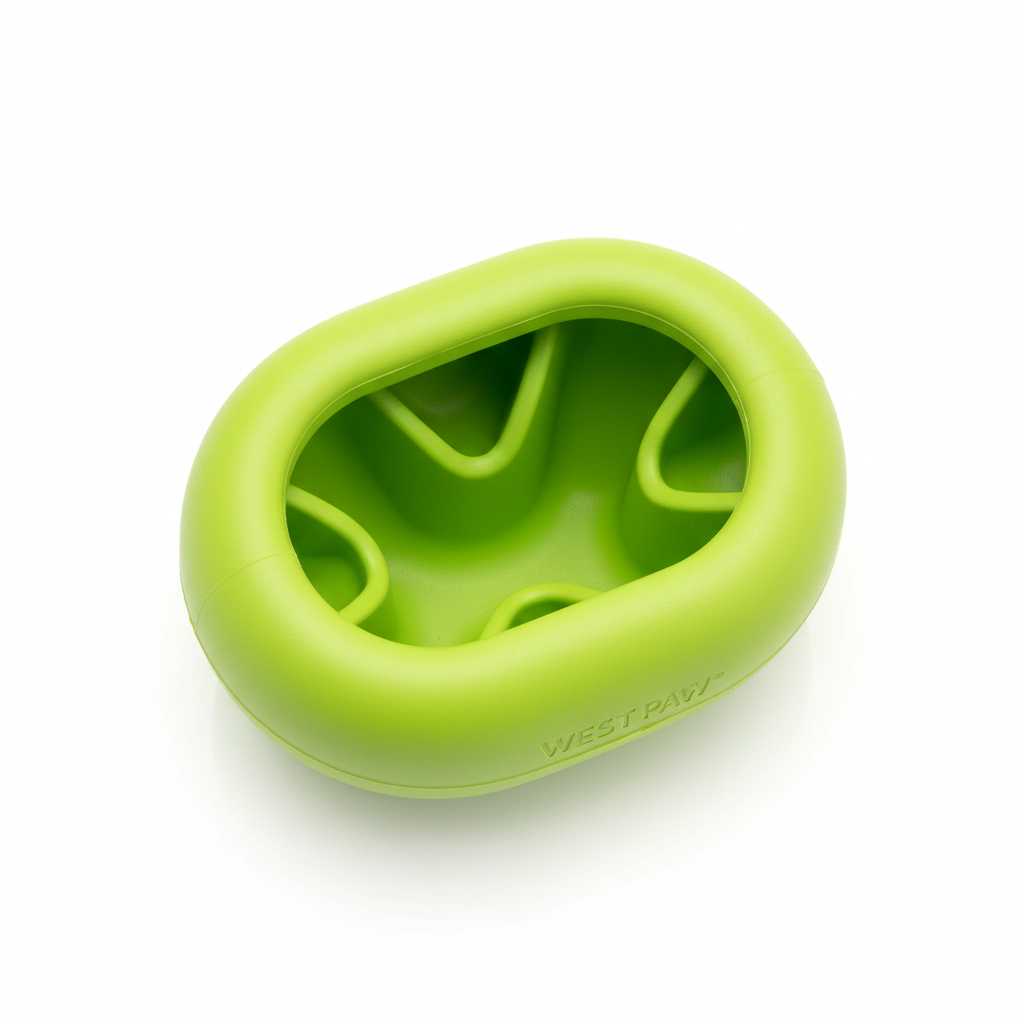 West Paw Toppl Lime XL 12cm - Draufsicht Öffnung