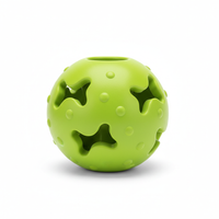 West Paw Toppl Lime XL 12cm - Seitenansicht mit Löchern