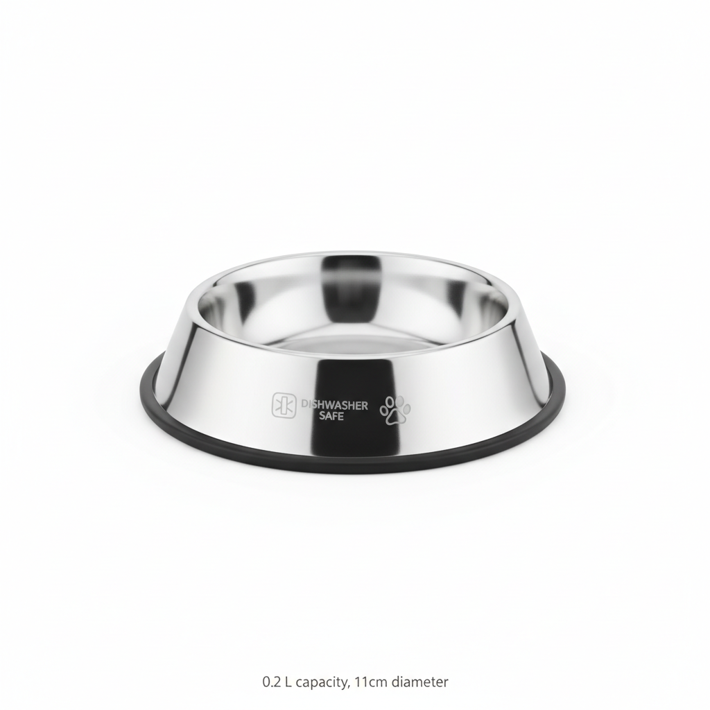 Trixie Edelstahl-Ersatznapf 0,2L ø11cm Mini Napf
