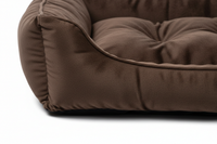 Lebon Hundebett Paula PLUS Dunkelbraun 100x75cm - Material Detail