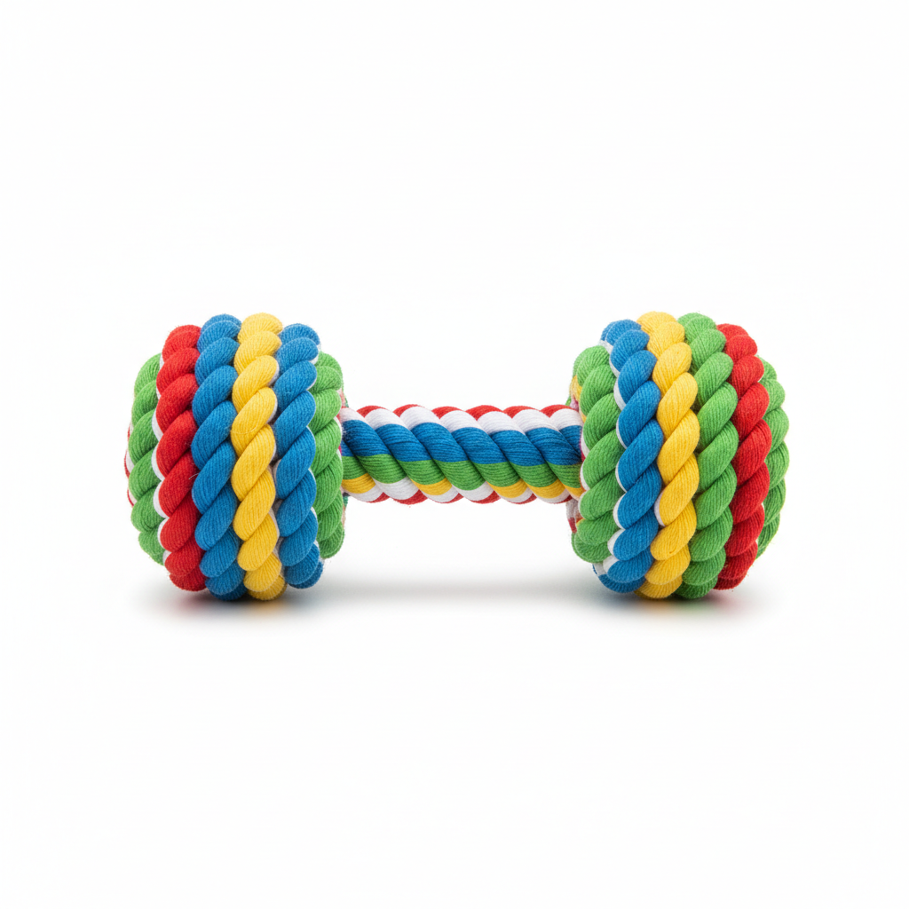 Karlie Baumwollhantel 400g 27cm Hundespielzeug Zahnpflege