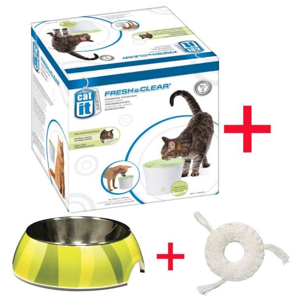 CATIT Fresh & Clear Trinkbrunnen Aktionsset