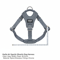 Karlie Art Sportiv Silverplus Geschirr Grau 10mm Hauptansicht