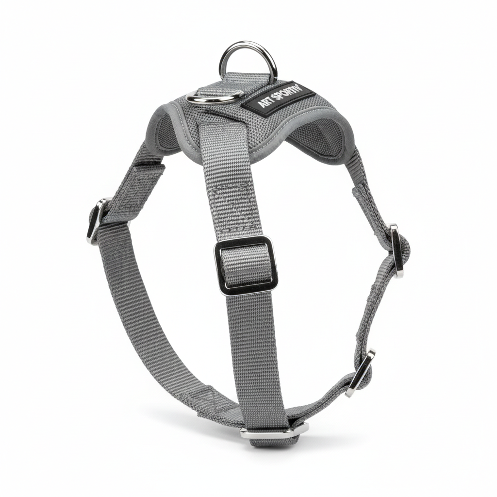 Karlie Art Sportiv Silverplus Geschirr Grau 25mm 87-128cm Hauptansicht