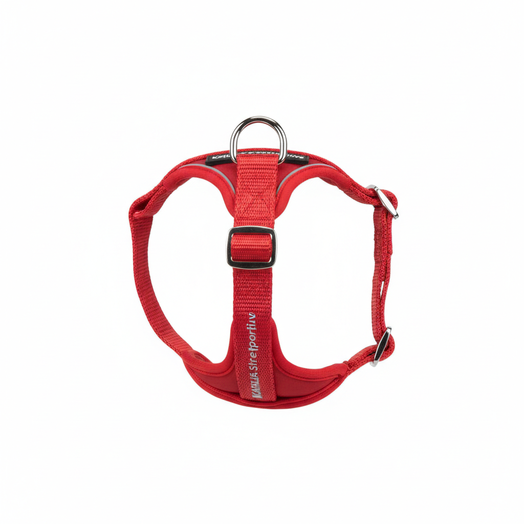 Karlie Art Sportiv Silverplus Geschirr Rot 10mm Hauptansicht