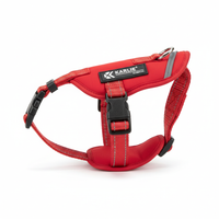 Karlie Art Sportiv Silverplus Geschirr Rot 20mm Seitenansicht