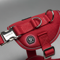 Karlie Art Sportiv Silverplus Geschirr Rot 25mm 87-128cm Detail
