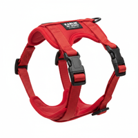 Karlie Art Sportiv Silverplus Geschirr Rot 25mm 87-128cm Seitenansicht