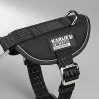 Karlie Art Sportiv Silverplus Geschirr Schwarz 10mm Detail