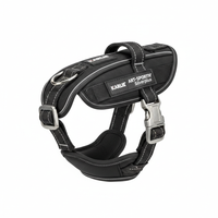 Karlie Art Sportiv Silverplus Geschirr Schwarz 25mm 87-128cm Seitenansicht