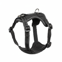 Karlie Art Sportiv Silverplus Geschirr Schwarz 25mm Seitenansicht
