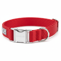 Karlie Art Sportiv Silverplus Halsband Rot 20mm x 40-55cm Seitenansicht